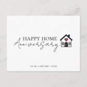 Professional Real Estate Happy Home Jubileum Briefkaart (Voorkant)
