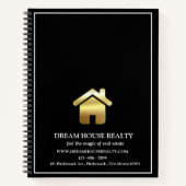 Professional Real Estate Realtor Promotion Notitieboek (Voorkant)