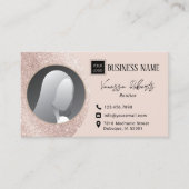 Professional Real Estate Realtor Roos Gold Photo Visitekaartje (Voorkant)