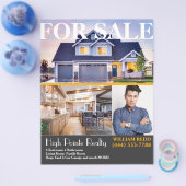 Professional Real Estate Realty Flyer voor verkoop (Enkel)