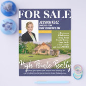Professional Real Estate Realty Flyer voor verkoop (Enkel)