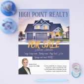 Professional Real Estate Realty Flyer voor verkoop (Enkel)