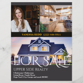 Professional Real Estate Realty Flyer voor verkoop