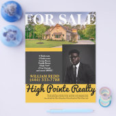 Professional Real Estate Realty Flyer voor verkoop (Enkel)