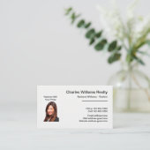 Professional Realtor Photo Visitekaartjes Sjabloon (Staand voorkant)