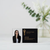 Professional Realtor Real Estate Add Photo Key Bus Visitekaartje (Staand voorkant)