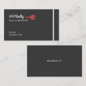 Professional Realtor Real Estate Visitekaartje (Voorkant / Achterkant)