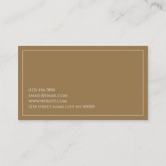 Professional Realtor Realty Visitekaartje (Achterkant)