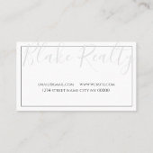 Professional Realtor Realty Visitekaartje (Achterkant)