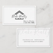 Professional Realtor Realty Visitekaartje (Voorkant / Achterkant)