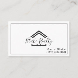 Professional Realtor Realty Visitekaartje