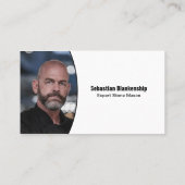 Professional Replaceable Photo Stone Wall Border Visitekaartje (Achterkant)