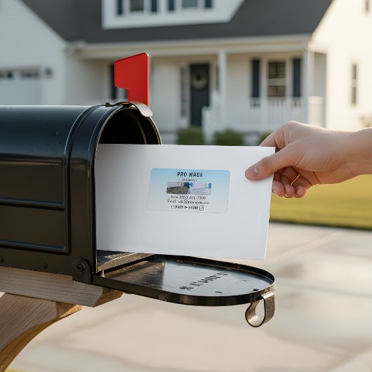 Professional Residential Pressure Washing Split Etiket