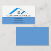Professional Rooffer Contractor Service Visitekaartje (Voorkant / Achterkant)