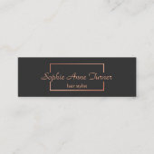 Professional Roos Gold Broken Lijst donkergrijs Mini Visitekaartje (Voorkant)