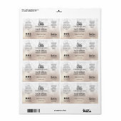 Professional Roos Gold- en marmerfserum Etiket (Full Sheet)