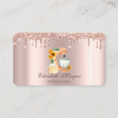 Professional Roos Gold Glitter Drivers Mixer Visitekaartje (Voorkant)