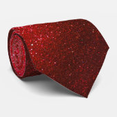 Professional Ruby Red Glitter Ombre Sparkles Groom Stropdas (Opgerold)