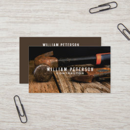 Professional Rustige tools constructeur Visitekaartje