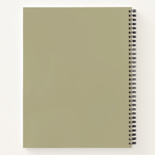 Professional Sage Green Notitieboek (Achterkant)