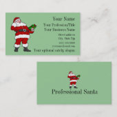 Professional Santa Visitekaartje (Voorkant / Achterkant)
