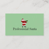 Professional Santa Visitekaartje (Achterkant)