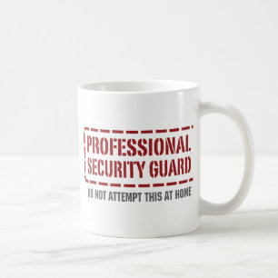 Professional Security Guard Koffiemok