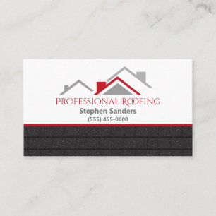 Professional Shingles Roofding Construction Compan Visitekaartje