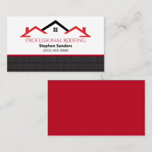 Professional Shingles Roofding Construction Compan Visitekaartje