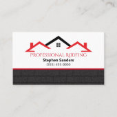 Professional Shingles Roofding Construction Compan Visitekaartje (Voorkant)