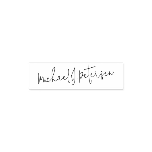 Professional signature name script business  zelfinktende stempel (Design)