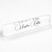 Professional Signature Script White Naambordje