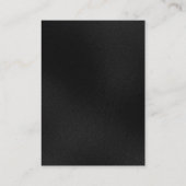 Professional Simple Chic Monogram Red Grey Visitekaartje (Achterkant)