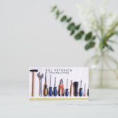 Professional Simple Construction Contractors Visitekaartje (Staand voorkant)