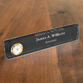 Professional Simple Custom Desk Bord Naambordje (Zijkant)