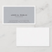 Professional Simple Design Modern Minimalistisch Visitekaartje (Voorkant / Achterkant)