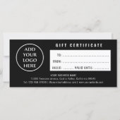 Professional Simple Logo Boutique-cadeaubon (Voorkant)