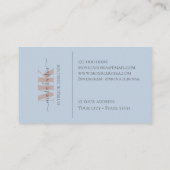 Professional Simple Modern Neon Purple Black Visitekaartje (Achterkant)