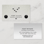 Professional Sound Engineer Music DJ Controller Bu Visitekaartje (Voorkant / Achterkant)