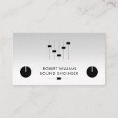 Professional Sound Engineer Music DJ Controller Bu Visitekaartje (Voorkant)