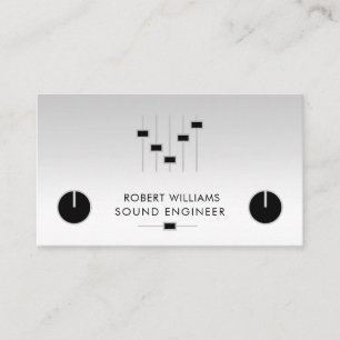 Professional Sound Engineer Music DJ Controller Bu Visitekaartje