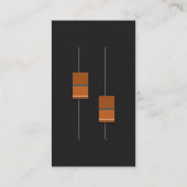 Professional Sound Engineer Visitekaartje (Achterkant)