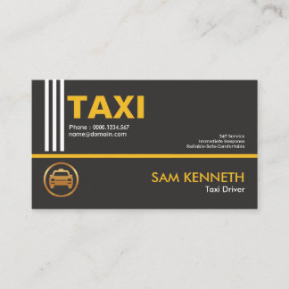 Professional stijlvolle verticale Whites Taxi Serv Visitekaartje