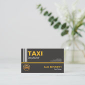 Professional stijlvolle verticale Whites Taxi Serv Visitekaartje (Staand voorkant)