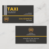 Professional stijlvolle verticale Whites Taxi Serv Visitekaartje (Voorkant / Achterkant)