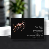 Professional Stock Trader Wall Street Bull Visitekaartje