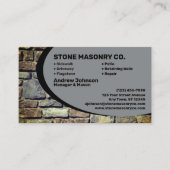 Professional Stone Masonry Company Visitekaartje (Voorkant)