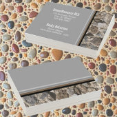 Professional Stonemason Rustic Rock Border Visitekaartje