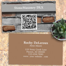 Professional Stonemason Rustige Brick QR-code