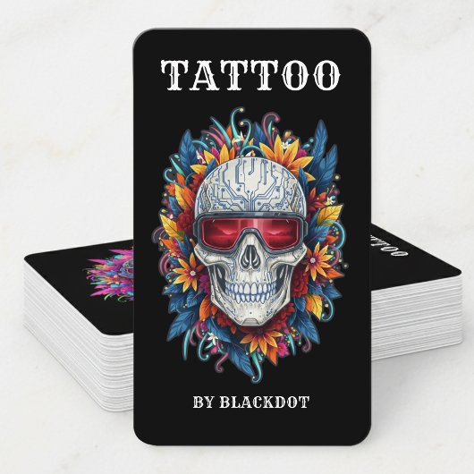 Professional Tattoo Studio Tattoo Shop Branding Visitekaartje